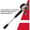 imageAbu Garcia Revo X Low Profile Baitcast Reel and Fishing Rod ComboNew Silver  Eva Grip