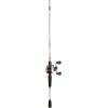 imageAbu Garcia Revo X Low Profile Baitcast Reel and Fishing Rod ComboNew Silver  Eva Grip