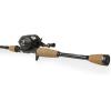 imageShakespeare Agility Spinning Reel and 66quot Fishing Rod Combo Right Handle Position MultiDisk Drag System Ported Aluminum Spool