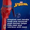 imageShakespeare Marvel Spiderman Kit 26quot Spincast Combo for Kid GelTech Comfort Grip Handle Safety Hook Keeper Includes Practice Casting Plug