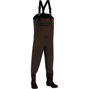 imageHodgman Caster Neoprene Cleated Bootfoot Chest WadersBrown 7