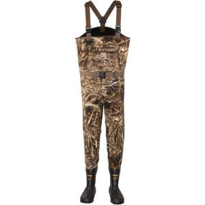 imageHodgman Mens Brighton Neoprene Cleated Waders Realtree Max Fishing ampamp Hunting ApparelSize 11