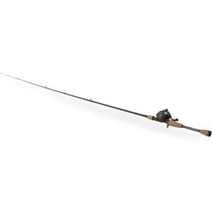 imageShakespeare Agility Spinning Reel and 66quot Fishing Rod Combo Right Handle Position MultiDisk Drag System Ported Aluminum Spool