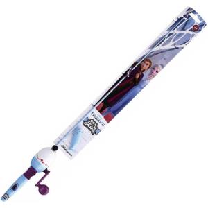 imageShakespeare Disney Frozen II Kit 26quot Spincast Combo for Kid GelTech Comfort Grip Handle Safety Hook Keeper Includes Practice Casting Plug