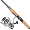 imagePflueger Trion Spinning Rod and Reel Combo 2Piece Graphite Rod Size Front Drag Reel RightLeft Handle Position Lightweight and CorrosionResistant Aluminum Spool Front Drag SystemNew Model