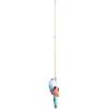 imageShakespeare Disney Moana Kit 26quot Spincast Combo for Kid GelTech Comfort Grip Handle Safety Hook Keeper Includes Practice Casting Plug