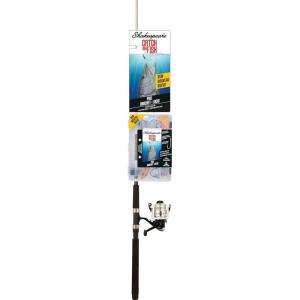 imageShakespeare Catch More Fish Pike Spinning Fishing Combo Includes Fishing Rod ampamp Reel Berkley Fishing Baits Live Bait Tackle PreSpooled with 10lb Stren Line
