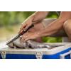 imageUgly Stik Ugly Tools 7 Inch Serrated Knife Fishing Fillet Knife for Anglers Sharp Trailing Point Serrated Stainless Steel Blade NonSlip Grip Handle Black