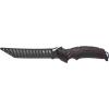 imageUgly Stik Ugly Tools Utility Knife for Fishing Red and Black Fixed Tanto Partially Serrated Stainless Steel Blade NonSlip Grip Handle Includes Line Cutter