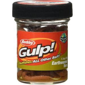 imageBerkley Gulp Earthworm Fishing Soft BaitBrown