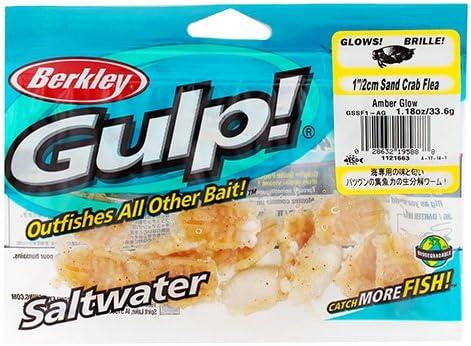 imageBerkley Gulp Sand Crab Flea Amber Glow 1in