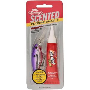 imageBerkley Scented Flicker Shad Fishing Hard BaitSlick Purple Candy