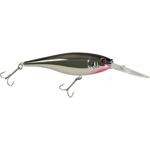 imageBerkley Flicker Shad Fishing Lure Green 1 PackBlack Silver Flash