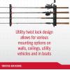 imageBerkley Fishing Rod Racks ampamp Rod Holders  Rod Management StorageTwist Lock Utility 4 Rod Rack
