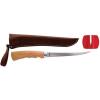 imageBerkley 6quot Wood Handle Fillet Knife Includes Sheath and Blade Sharpener Ergonomic Design CorrosionResistant Stainless Steel Blade Ideal Fishing Knife for Cleaning Medium Gamefish