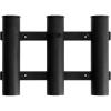 Black Tube Rod Rack