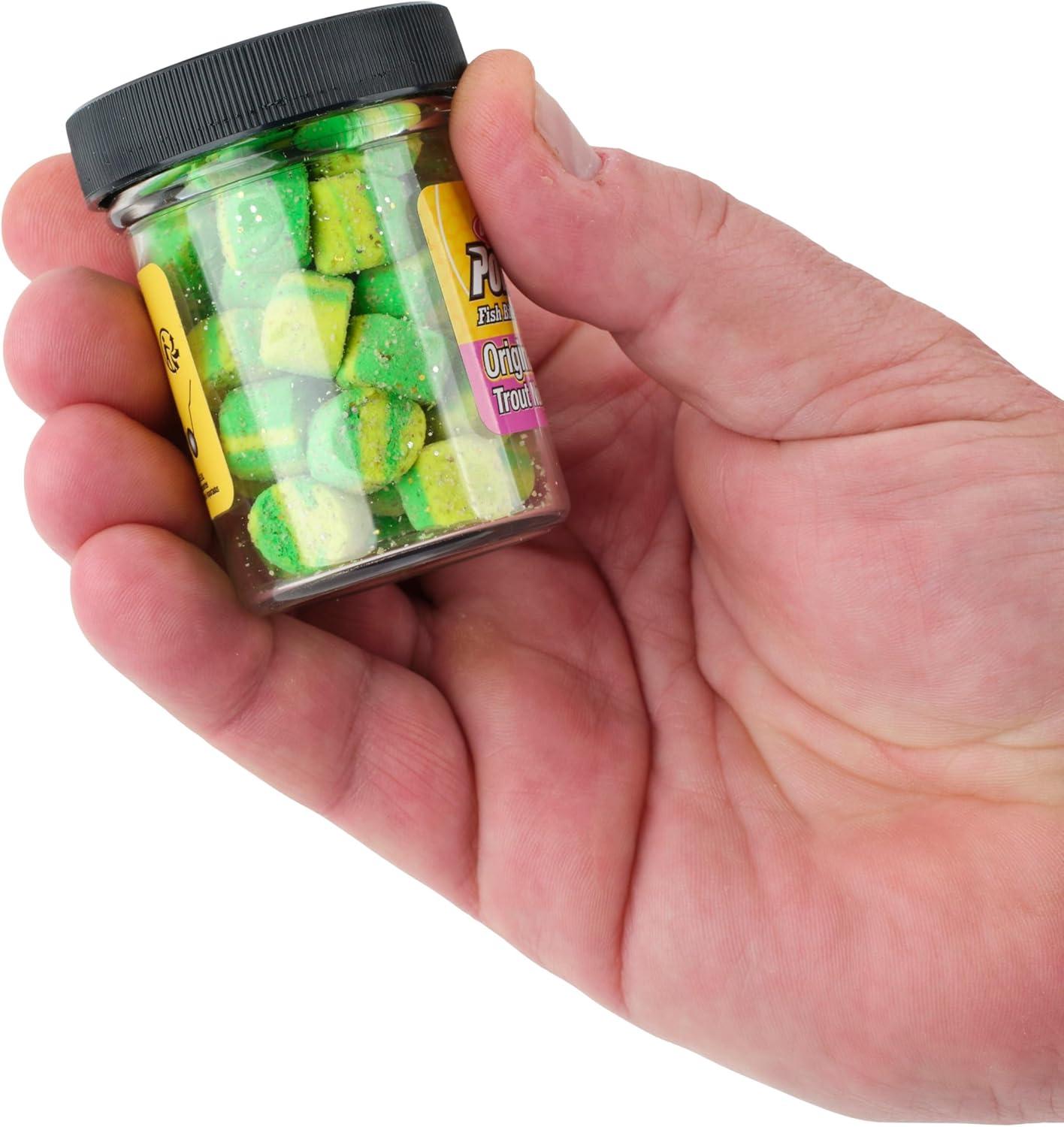 imageBerkley PowerBait Power Nuggets 4Pack Fishing Dough Bait Assorted Colors Scent Dispersion Technology Irresistible Scent and Flavor Moldable and Easy to UseLime Twist