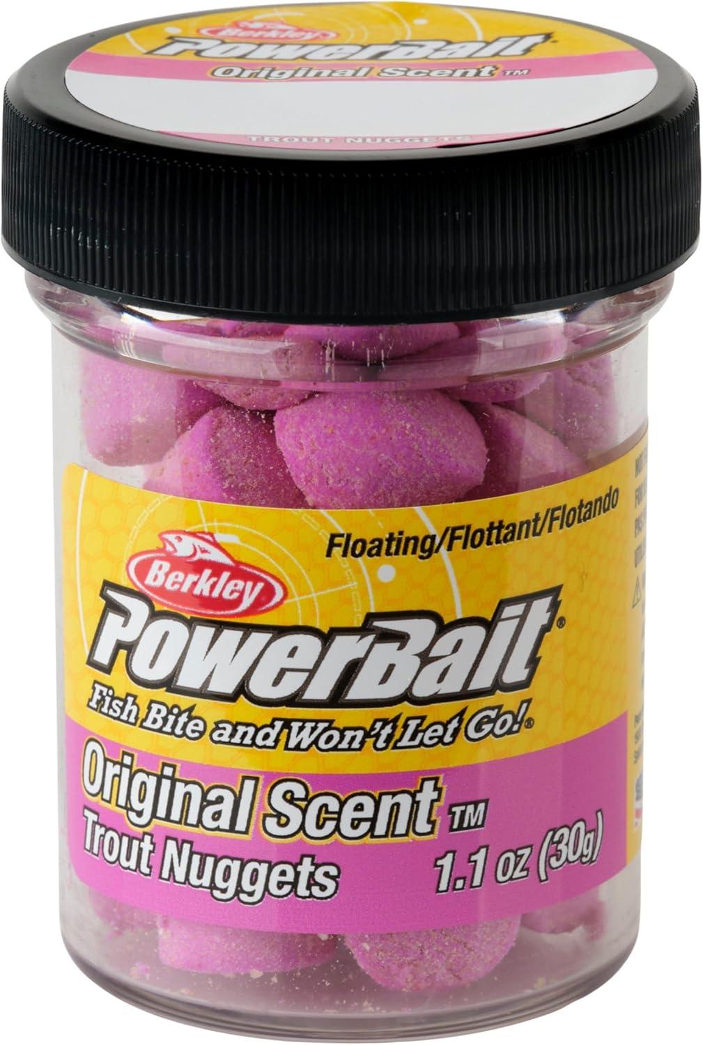 imageBerkley PowerBait Power Nuggets 4Pack Fishing Dough Bait Assorted Colors Scent Dispersion Technology Irresistible Scent and Flavor Moldable and Easy to UseGrape