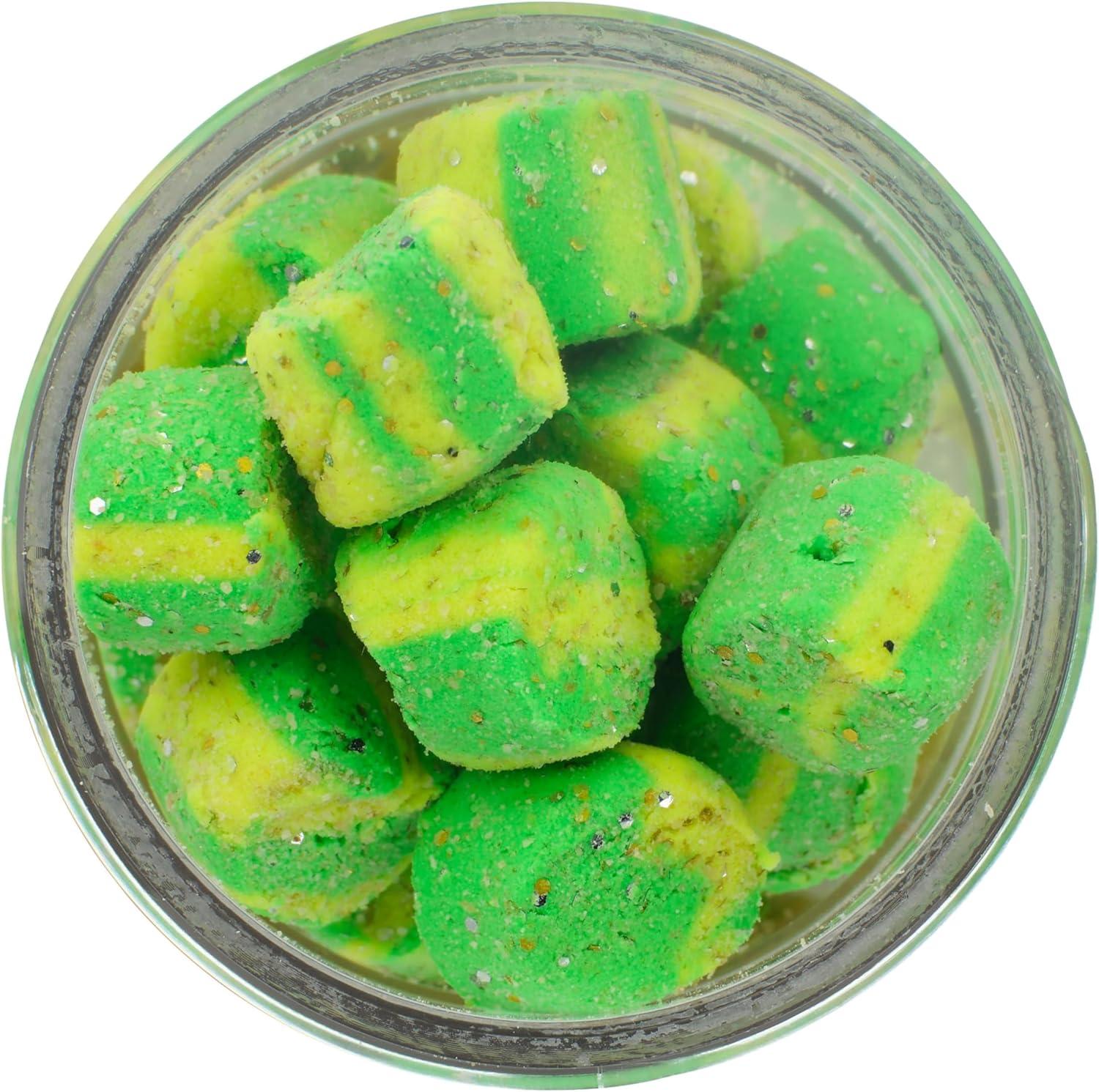 imageBerkley PowerBait Power Nuggets 4Pack Fishing Dough Bait Assorted Colors Scent Dispersion Technology Irresistible Scent and Flavor Moldable and Easy to UseLime Twist