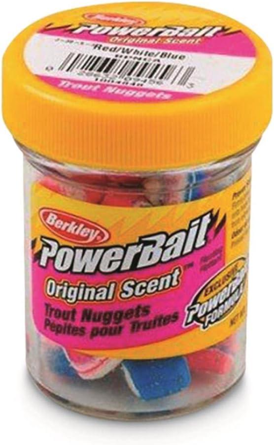 imageBerkley PowerBait Power Nuggets 4Pack Fishing Dough Bait Assorted Colors Scent Dispersion Technology Irresistible Scent and Flavor Moldable and Easy to UseSherbet