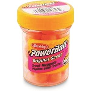 imageBerkley PowerBait Power Nuggets 4Pack Fishing Dough Bait Assorted Colors Scent Dispersion Technology Irresistible Scent and Flavor Moldable and Easy to UseFluorescent Orange