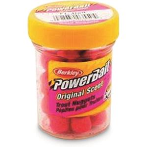 imageBerkley PowerBait Power Nuggets 4Pack Fishing Dough Bait Assorted Colors Scent Dispersion Technology Irresistible Scent and Flavor Moldable and Easy to UseFluorescent Red