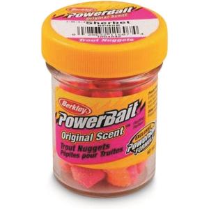 imageBerkley PowerBait Power Nuggets 4Pack Fishing Dough Bait Assorted Colors Scent Dispersion Technology Irresistible Scent and Flavor Moldable and Easy to UseSherbet