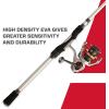 imageAbu Garcia Revo X Spinning Reel and Fishing Rod ComboNew Silver  Eva Grip