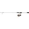 imageAbu Garcia Revo X Spinning Reel and Fishing Rod ComboNew Silver  Eva Grip