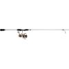 imageAbu Garcia Revo X Spinning Reel and Fishing Rod ComboNew Silver  Eva Grip