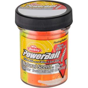 imageBerkley PowerBait Natural Glitter Trout Fishing Dough BaitTequila Fire