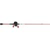 imageAbu Garcia 66 Max X Fishing Rod and Reel Baitcast Combo 41 Ball Bearings with Lightweight Graphite Frame ampamp Sideplates Aluminum Handle