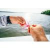 imageBerkley Gulp Grub Saltwater Fishing Soft BaitBlack Chartreuse Fuze