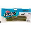 imageBerkley Gulp Grub Saltwater Fishing Soft BaitMotor Oil Red Fleck