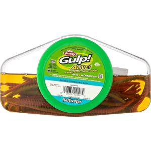imageBerkley Berkley Gulp Alive Sandworm Saltwater Fishing Soft BaitCamo