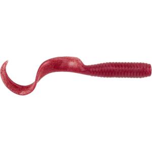 imageBerkley Gulp Grub Saltwater Fishing Soft BaitClear Red Fleck