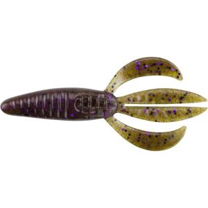 imageBerkley PowerBait Pit Boss Fishing Soft BaitGreen Pumpkin Purple Fleck