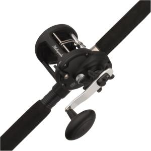 imageShakespeare Sturdy Stick Medium 30 Reel Size 7 Fishing Rod and Bait cast Reel Combo 1 Piece