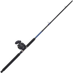 imageShakespeareTidewater Trolling Reel and 86quot Fishing Rod Combo Size 30 Reel Graphite Frame and Side Covers Line Counter Corrosion Resistant
