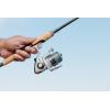 imageTrion Spinning Reel Size 20 Fishing Reel RightLeft Handle Position Graphite Body and Rotor CorrosionResistant Aluminum Spool Front Drag SystemBox