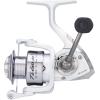 imageTrion Spinning Reel Size 20 Fishing Reel RightLeft Handle Position Graphite Body and Rotor CorrosionResistant Aluminum Spool Front Drag SystemClam