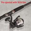 imageUgly Stik Catch Ugly Fish Spinning Reel and Fishing Rod Combo KitCatfish  50 Size Reel  7  Medium Heavy  1pc