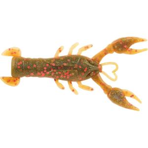 imageBerkley PowerBait MaxScent Lil Trooper Fishing Soft BaitWatermelon CopperOrange wRed
