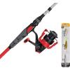 imageAbu Garcia Max X Spinng Reel and Fishing Rod Combo with Berkley PowerBait Swim Shad Soft Bait Clam Red 66quot  Medium  1pc