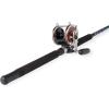 imagePenn Special Senator 91332 Fishing Rod and Reel Combo 65 Feet BlackSmokeRed