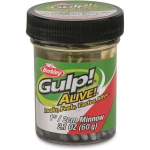 imageBerkley Gulp Alive Minnow Fishing Soft BaitGreen Shiner