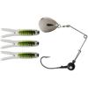 imageBerkley Johnson Beetle Spin Nickel Blade Fishing Lure Red SparkleWhite 15 inchesBull Frog
