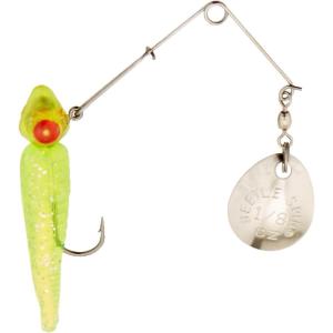 imageBerkley Johnson Beetle Spin Nickel Blade Fishing Lure Red SparkleWhite 15 inchesChartreuse