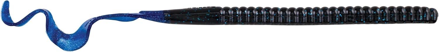 imageBerkley PowerBait Power Worms Fishing Soft BaitBlackBlue