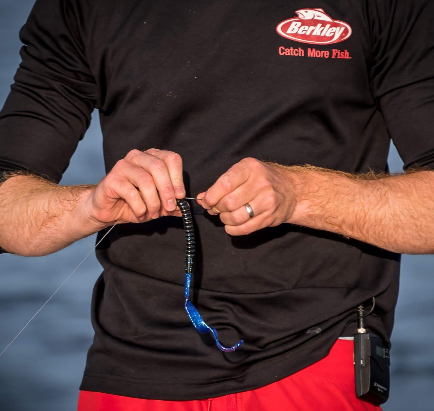 imageBerkley PowerBait Power Worms Fishing Soft BaitMotor Oil